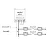 LED modul 0,72W 3725-170-12V TEPLÁ BÍLÁ