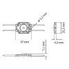 LED modul 0,72W 3725-170-12V STUDENÁ BÍLÁ