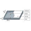 LED modul 1,5W 833-160-12V STUDENÁ BÍLÁ