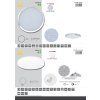 LED stropní svítidlo ATMOS 18W TEPLÁ BÍLÁ WAT280-18W/LED