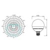 LED žárovka E27 LU12W 260° TEPLÁ BÍLÁ