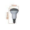LED žárovka E14 S5W-180 STUDENÁ BÍLÁ