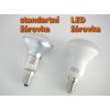 LED žárovka E14 S5W-180 STUDENÁ BÍLÁ