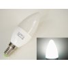 LED žárovka E14 EV5W svíčka DENNÍ BÍLÁ