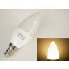 LED žárovka E14 EV5W svíčka DENNÍ BÍLÁ