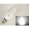 LED žárovka E14 EV5W svíčka STUDENÁ BÍLÁ