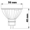 LED žárovka MR16 EV7W TEPLÁ BÍLÁ
