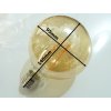 LED žárovka E27 EKF4W G95 FILAMENT kulatá TEPLÁ BÍLÁ