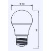 LED žárovka E27 SA6W 360° STUDENÁ BÍLÁ