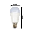 LED žárovka RGBW E27 5W 360° STUDENÁ BÍLÁ