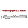LED TRUBICE potravinářská ICD 60cm 8W RŮŽOVÁ TEPLÁ
