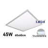 LED panel 60x60 cm studena stribrny LED GPL44 45 6000