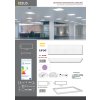 LED panel ZEUS 45W BÍLÝ 30X120 DENNÍ BÍLÁ LED-GPL44/B-45/BI