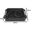 LED reflektor FB50W černý 50W TEPLÁ BÍLÁ 103707