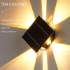 Venkovní solární nástěnné LED osvětlení  WALL se soumrakovým čidlem změna teploty barvy CCT IMMAX 08487L