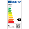 Immax NEO CÉČKO Smart stropní svítidlo 60cm 43W černé Zigbee 3.0