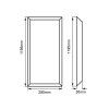 LED panel 40w BACKLIGHT UGR<19 TEPLÁ BÍLÁ 30x120cm UGRB30120