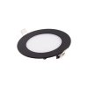 LED panel vestavný ČERNÝ BLN6  6W vestavný kulatý 120mm