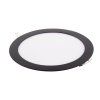 LED panel vestavný ČERNÝ BLN24 24W kulatý 300mm
