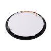 led panel 24W 24V zapustny cerny kruh