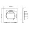 Ovladač dimLED OV DUPLEX CCT 2K černý