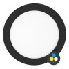 ČERNÝ LED panel do sádrokartonu LADA 25W CCT VESTAVNÝ IP44/20 LED-WSL-CCT/25W/CR