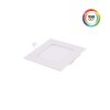 LED panel 24V 9W RGBCCT BÍLÝ čtverec 24HW9