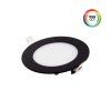 LED panel 24V 9W RGBCCT ČERNÝ kulatý 24KB9