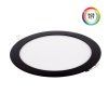 LED panel 24V 27W RGBCCT ČERNÝ kulatý 24KB27