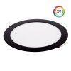 LED panel 24V 36W RGBCCT ČERNÝ kulatý 24KB36