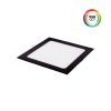 LED panel 24V 18W RGBCCT ČERNÝ čtverec 24HB18