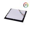 LED panel 24V 27W RGBCCT ČERNÝ čtverec 24HB27