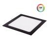 LED panel 24V 27W RGBCCT ČERNÝ čtverec 24HB27