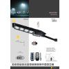 Solární LED venkovní pouliční svítidlo STRADA 80W TEPLÁ BÍLÁ 3000K se senzorem a ovladačem SSL-GT-400