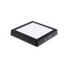 Černý stropní LED panel 12W BPS12 přisazený čtverec 170x170cm