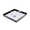 Černý stropní LED panel 24W BPS24 přisazený čtverec 30x30cm
