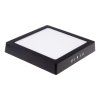 Černý stropní LED panel 24W BPS24 přisazený čtverec 30x30cm