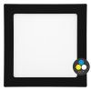 Černý VESTAVNÝ LED panel RAFA 25W čtverec 12x12cm CCT IP44/20 LED-WSQ-CCT/25W/CR