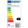 Černý VESTAVNÝ LED panel RAFA 25W čtverec 12x12cm CCT IP44/20 LED-WSQ-CCT/25W/CR