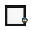 Černý VESTAVNÝ LED panel RAFA 6W čtverec 12x12cm CCT IP44/20 LED-WSQ-CCT/6W/CR