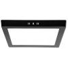 Černý LED panel na strop RAFA2 18W CCT 22,5x22,5cm přisazený čtverec LED-CSQ-CCT/18W/CR