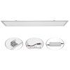 LED panel ZEUS 45W STŘÍBRNÝ 30x120 DENNÍ BÍLÁ LED-GPL44/B-45