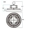 LED průmyslové CCT svítidlo CT5-UFO 120-200W záruka 5let