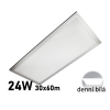 led panel 30x60 24W zeus stribrny