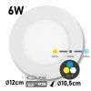podhledov led panel kruh LED WSL CCT:6W:BI ecolite IP44